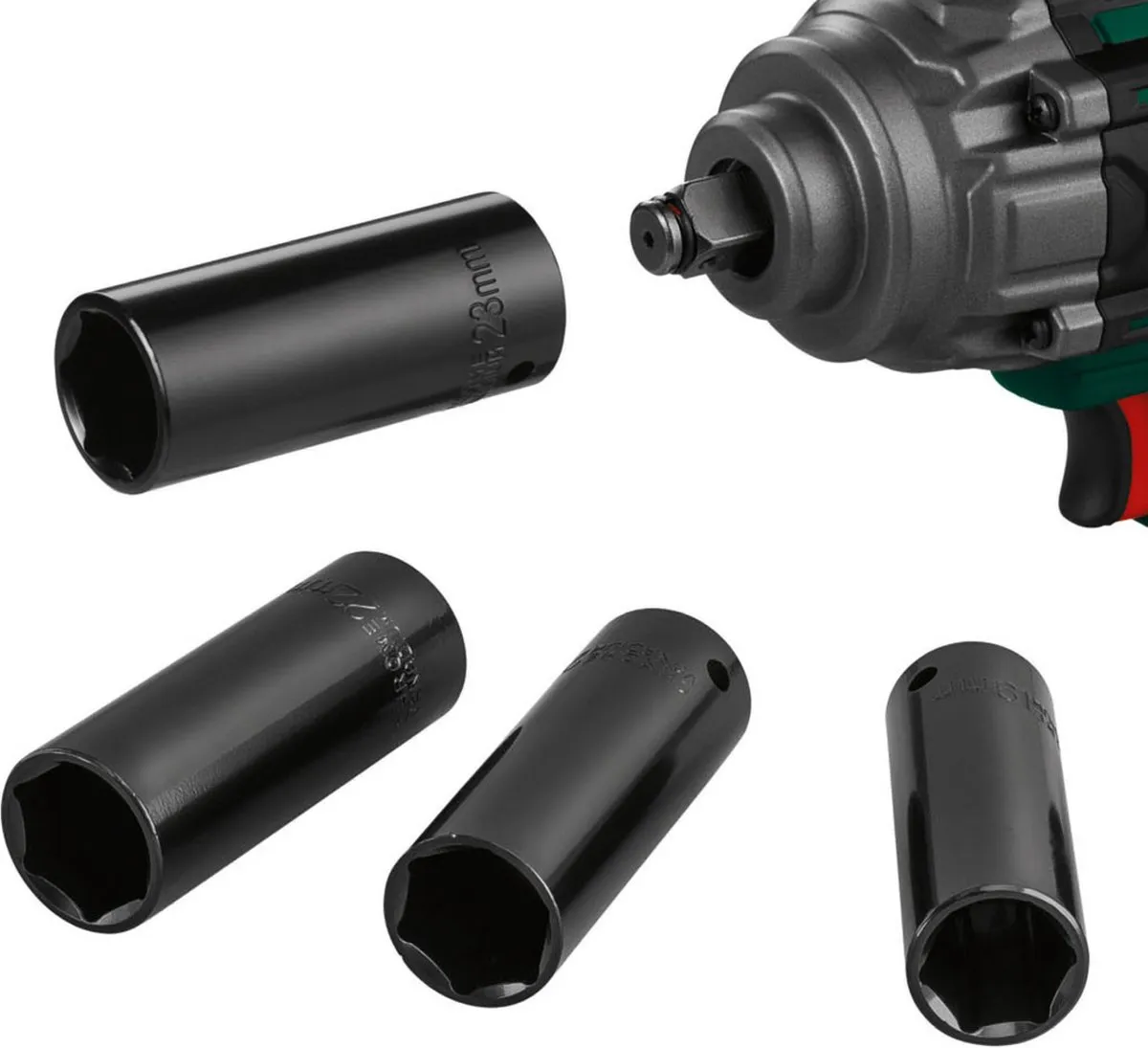 PARKSIDE 20V Accu Slagmoersleutel 4.0Ah - 3000 Slagen/min - met 4 Doppen