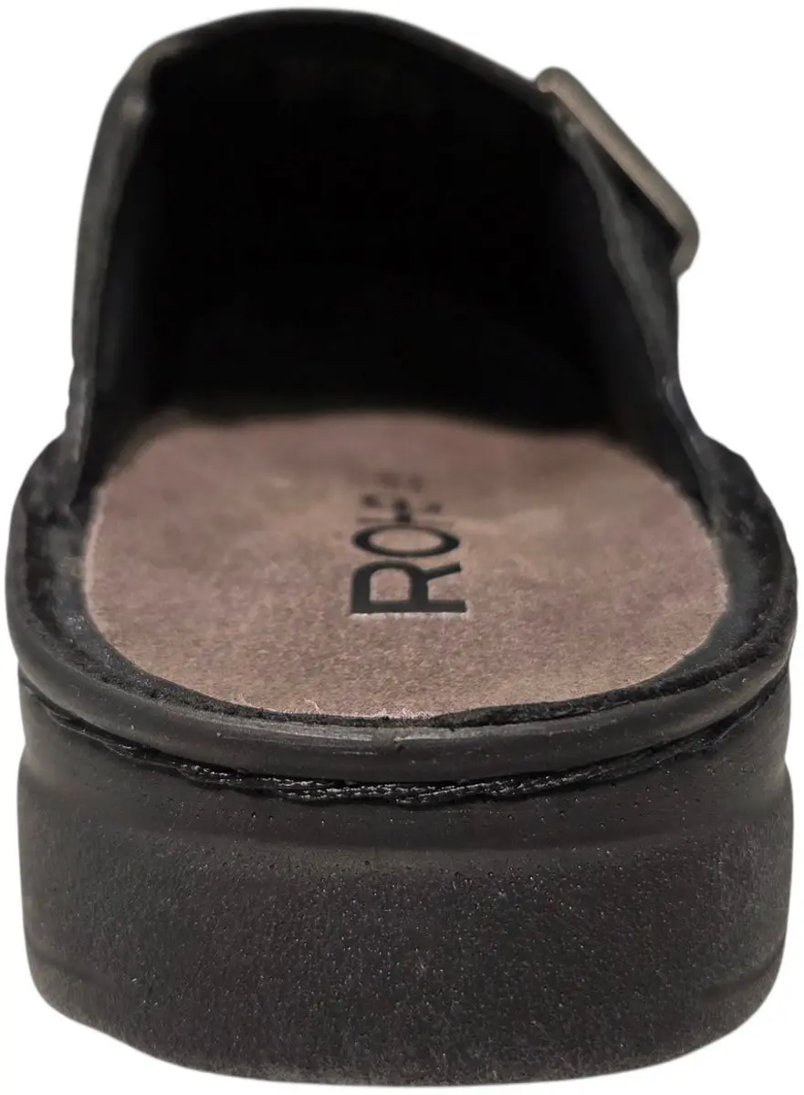 Rohde Heren Pantoffel 5998-90 - Zwart - Maat 42