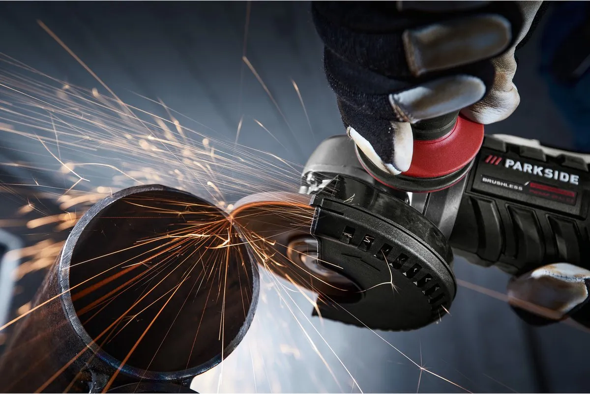 PARKSIDE Accu-haakse slijper 20V - 125mm - Metaal