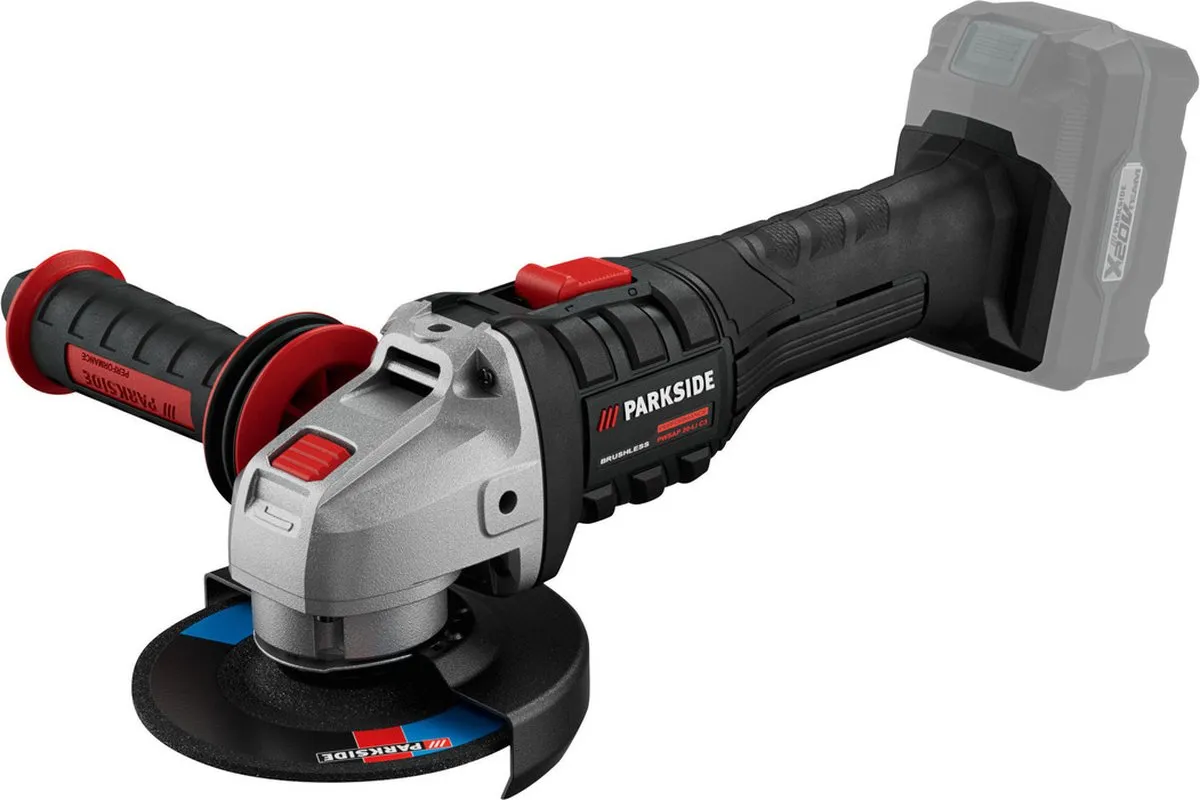 PARKSIDE Accu-haakse slijper 20V - 125mm - Metaal - afbeelding 6 van 6