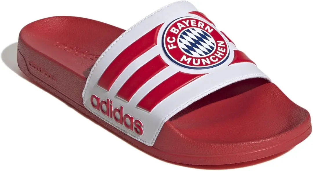 FC Bayern München Adidas slippers Adilette rood/wit