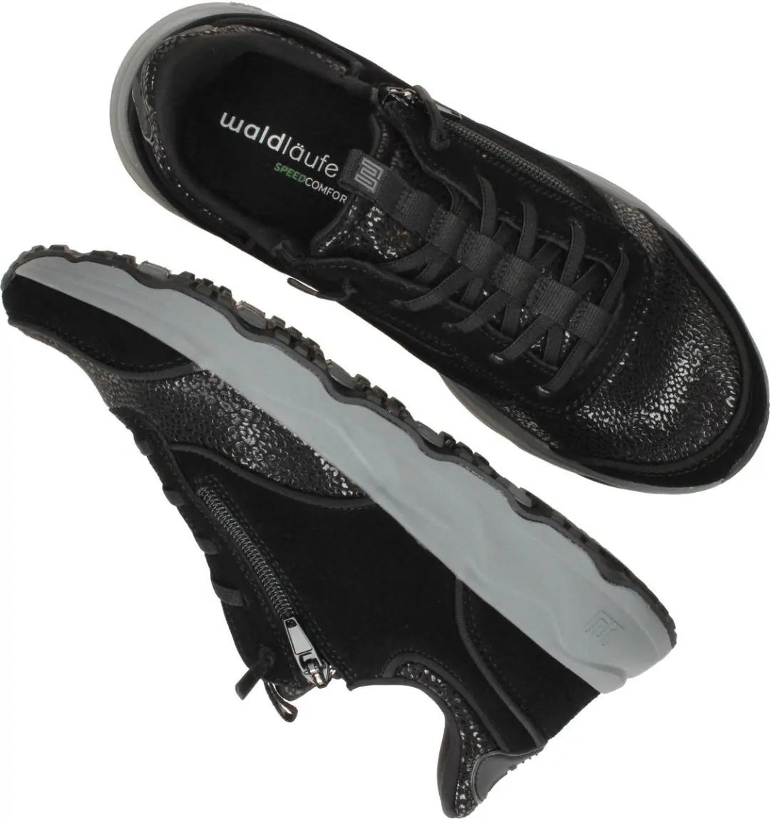 Waldläufer Tessi Sneakers - Dames - Zwart - Maat 40½ - afbeelding 6 van 6