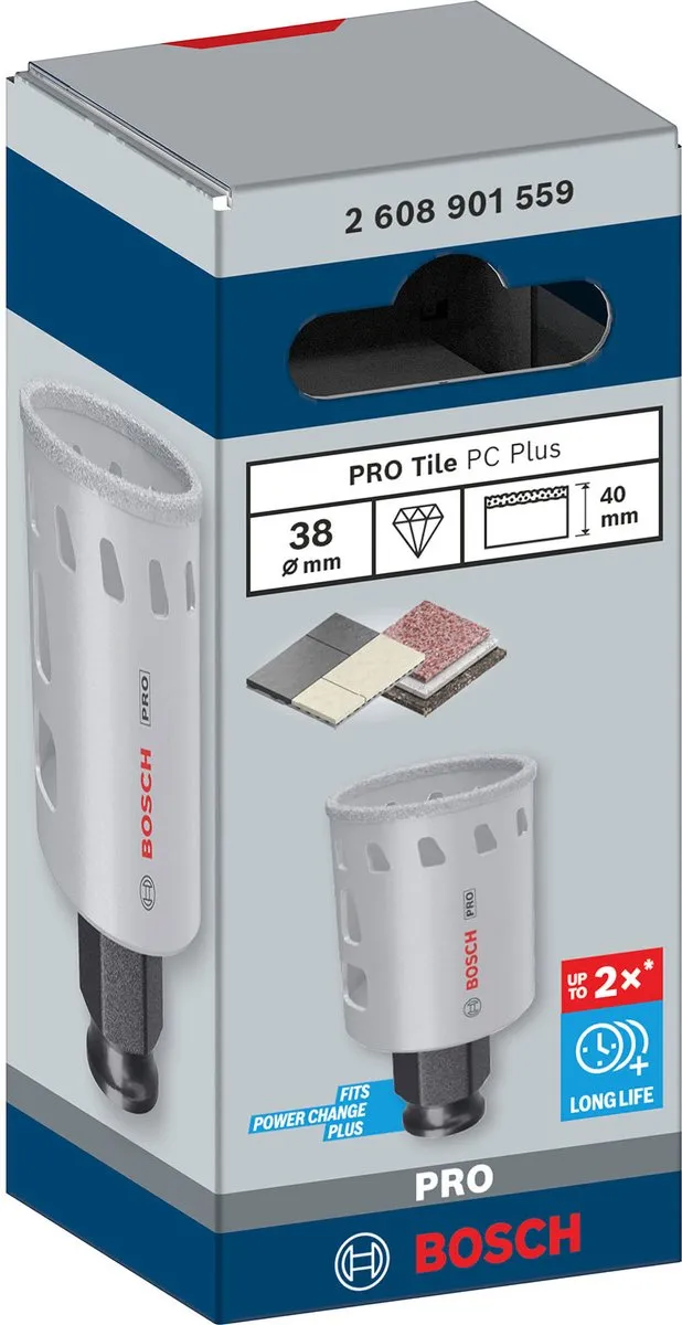 Bosch Professional Tegel PC Plus Gatenzaag 38mm - 2608901559