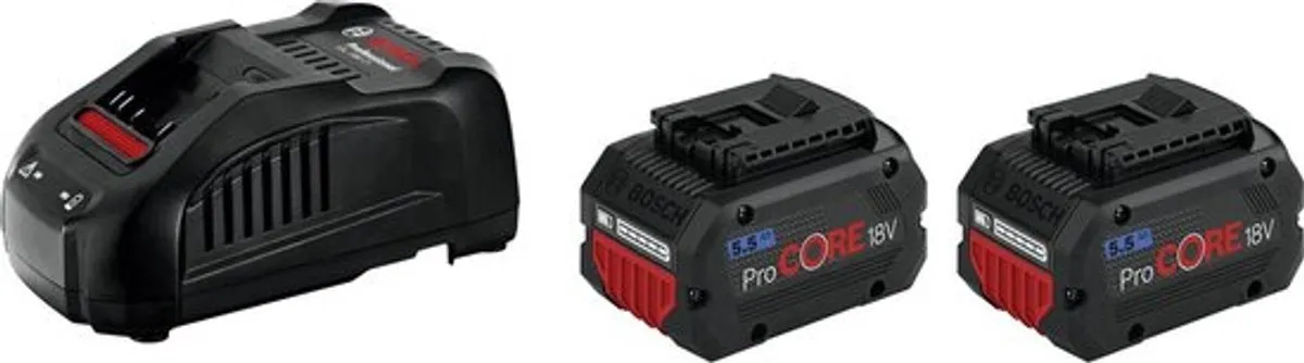 Bosch Professional ProCORE18V 2x5.5Ah Accu & GAL 1880 CV Lader - afbeelding 6 van 6