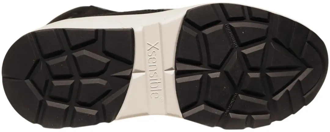 Xsensible Tower Suède veterboots - Zwart - Maat 37