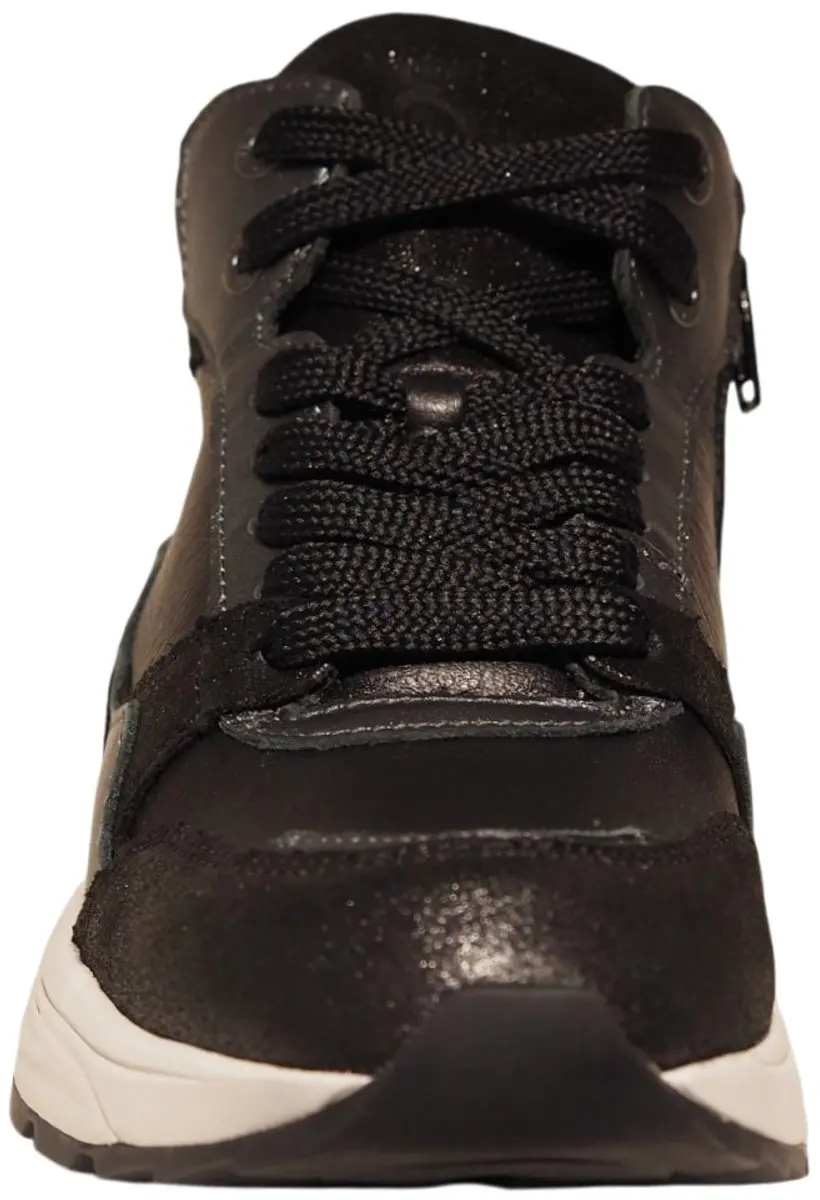 Xsensible Tower Suède veterboots - Zwart - Maat 37