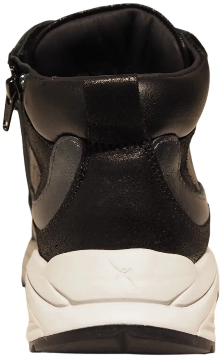 Xsensible Tower Suède veterboots - Zwart - Maat 37