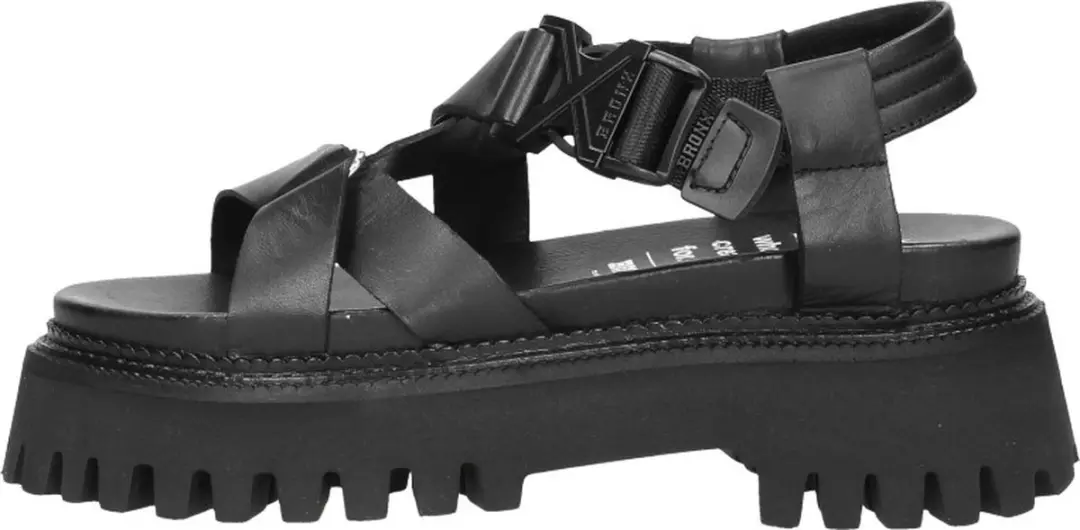 Bronx Groovy-Sandal Trendy - Zwart - Maat 38 - afbeelding 2 van 6