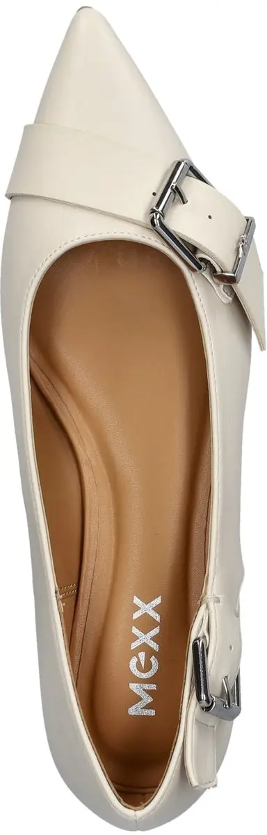 Mexx Tami Sunday Ballerina - Wit - Maat 38 - afbeelding 4 van 6