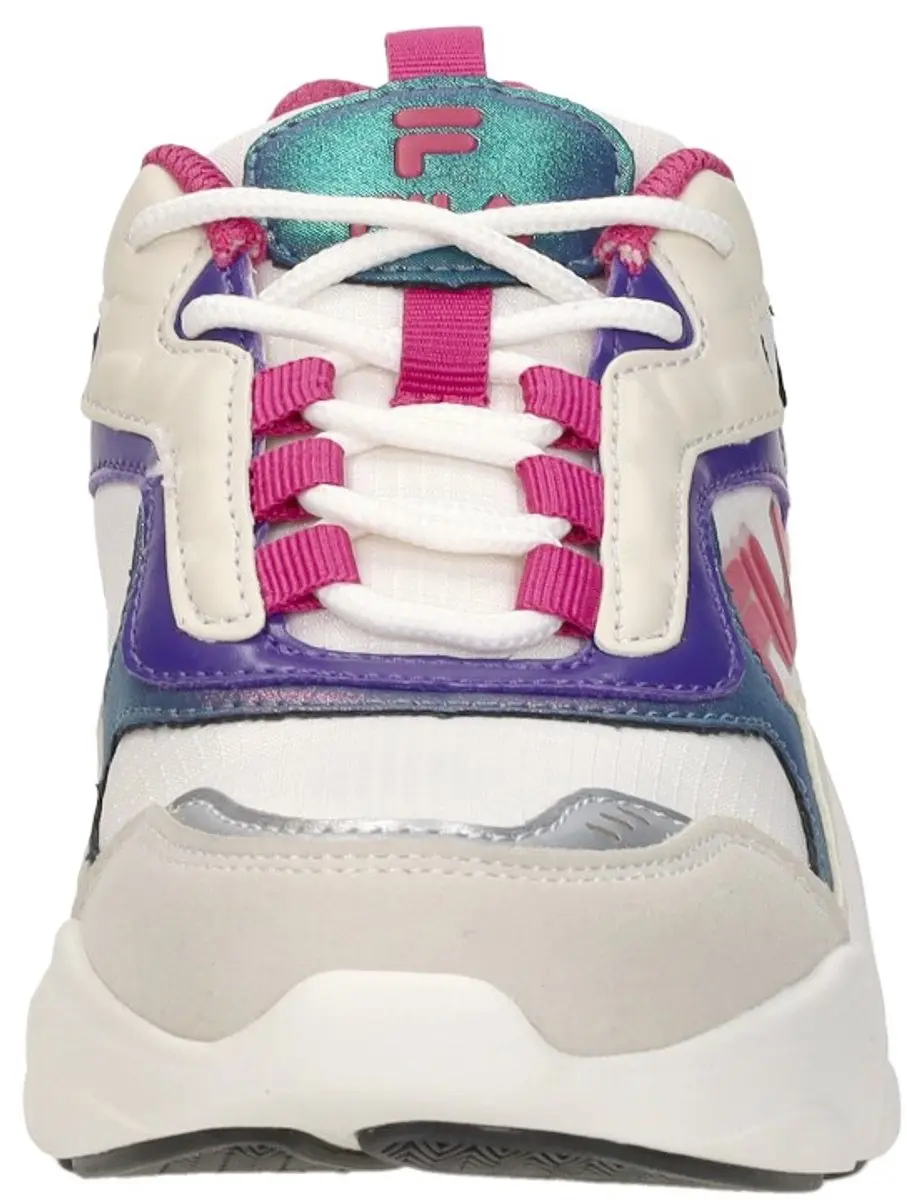Fila Collene Logo Kids Sneakers Laag - Beige - Maat 35 - afbeelding 3 van 6