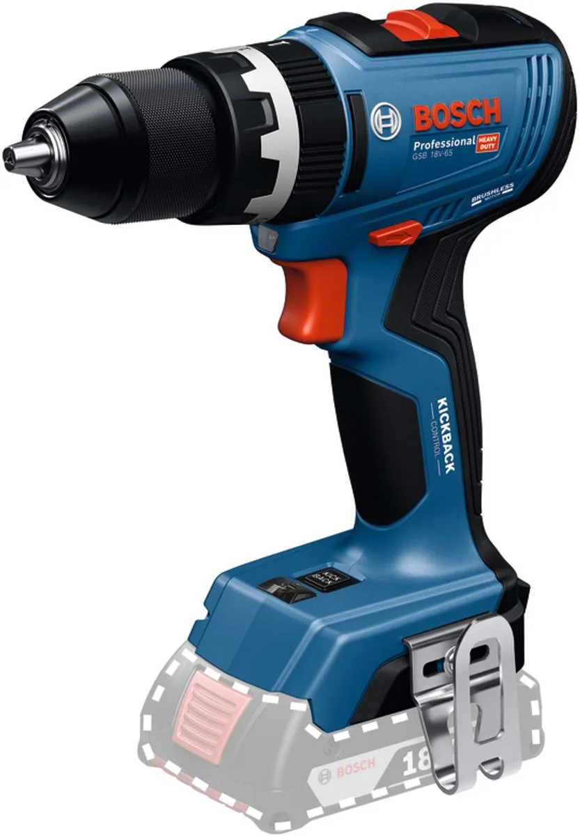 Bosch Professional 3-Toolkit 18V - Klopboormachine GBSB18V-65, Boorhamer GBH18V-22, Haakse Slijper GWS18V-11 - 3x 5.0Ah Accu
