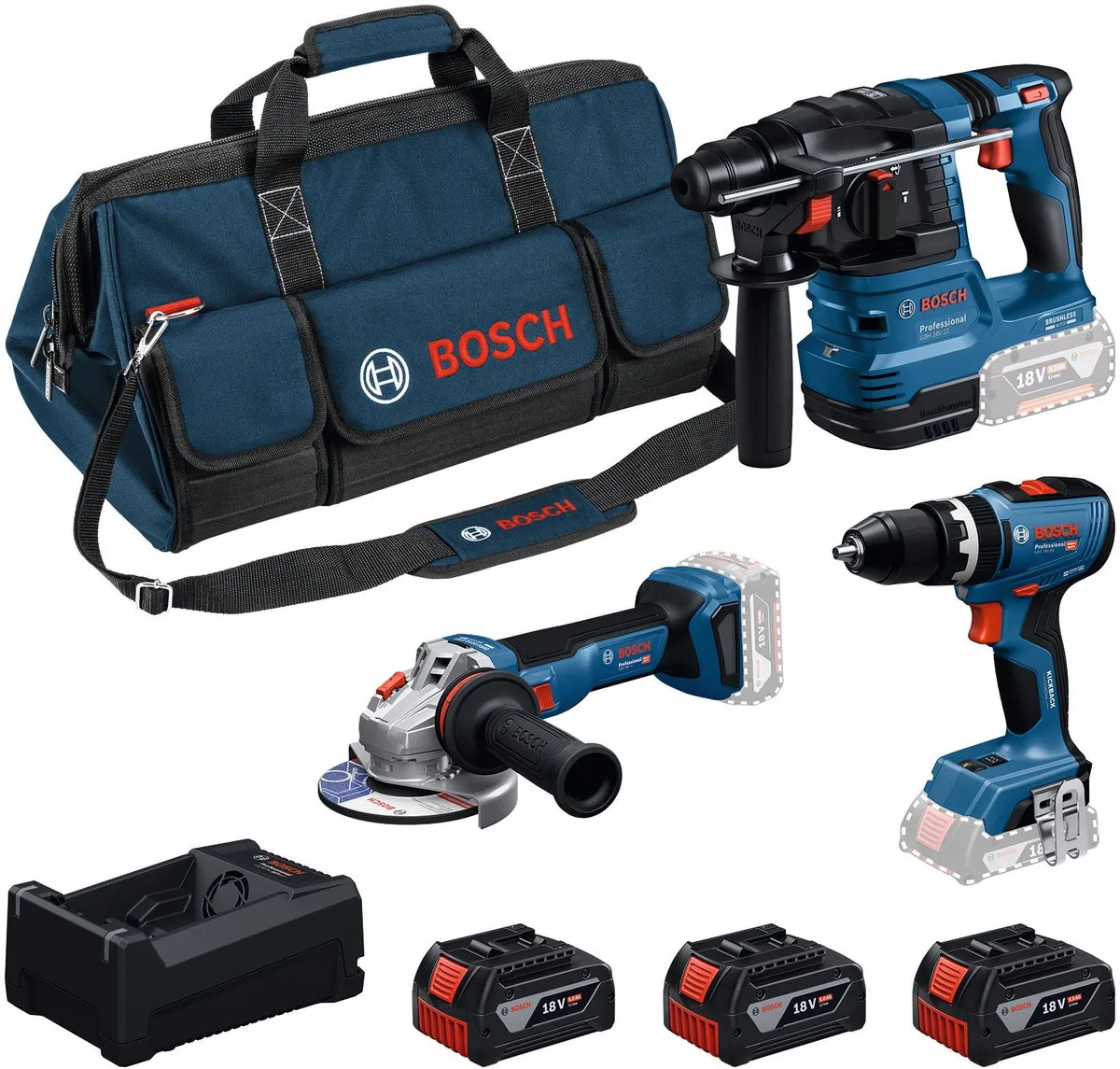 Bosch Professional 3-Toolkit 18V