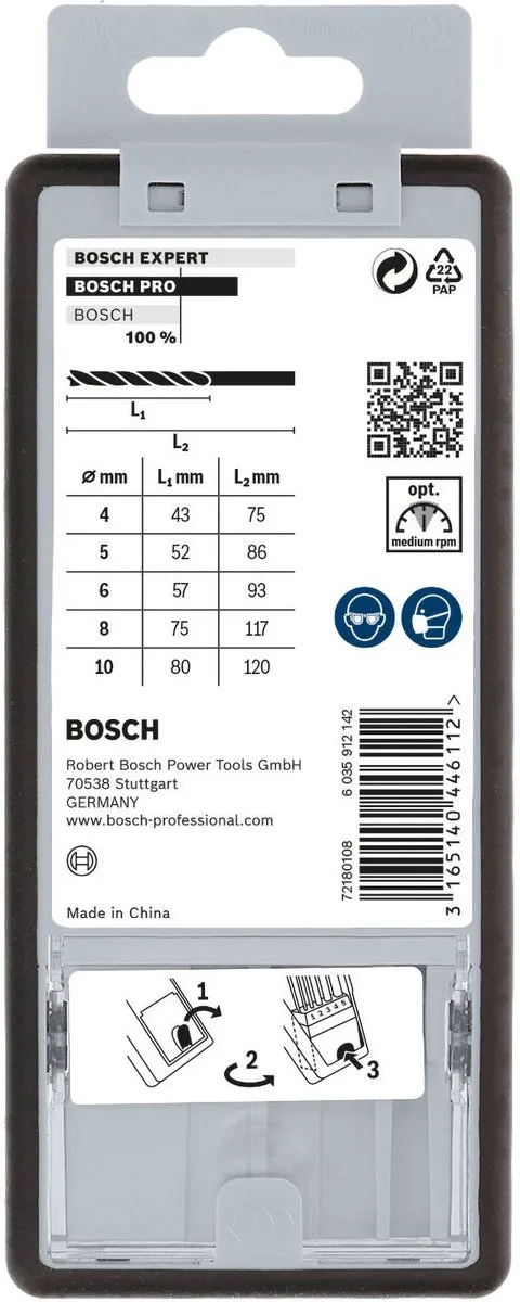 Bosch Professional PRO Wood Boorset 5-delig - Hout - afbeelding 6 van 6