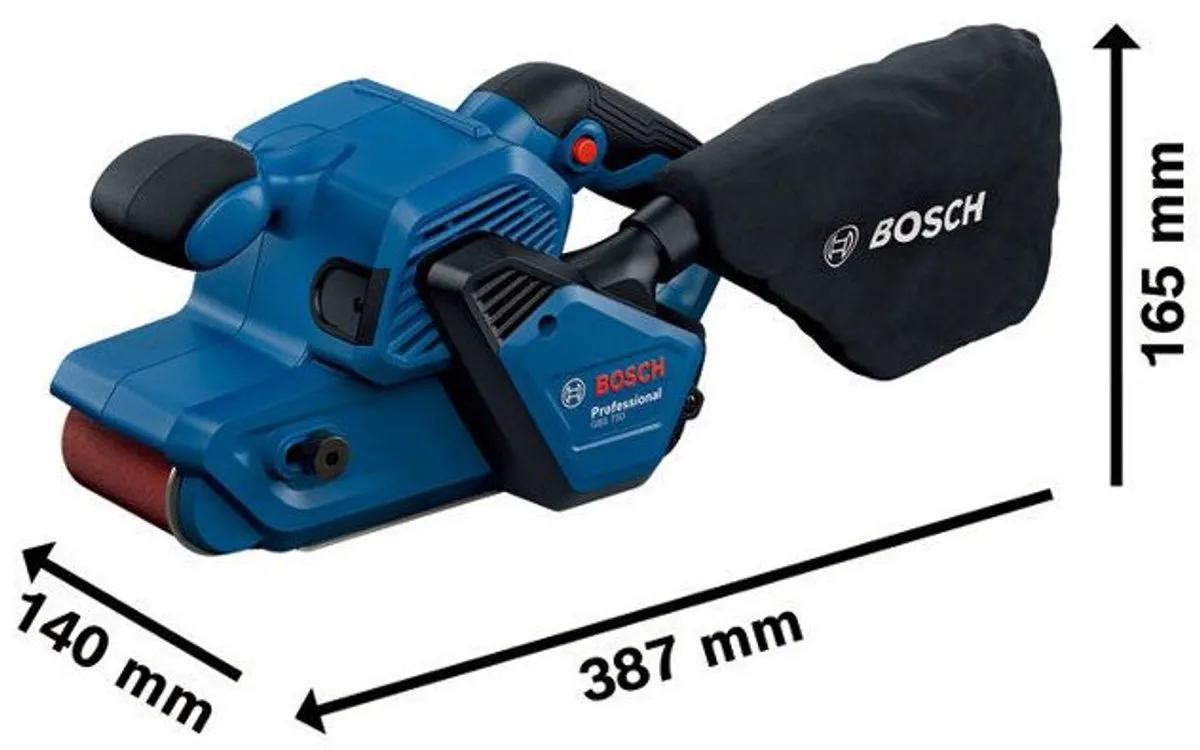 Bosch Professional GBS 750 Bandschuurmachine - 850W