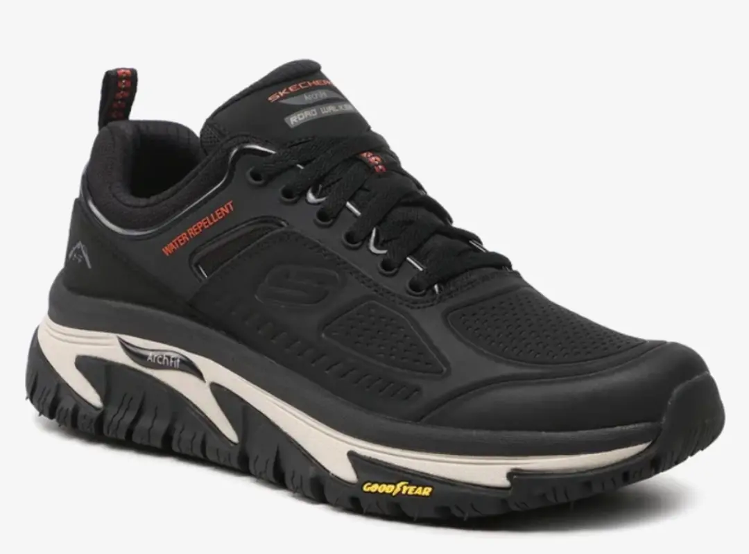Skechers Arch Fit Road Walker 237333-BLK Sneakers - Zwart - afbeelding 2 van 6