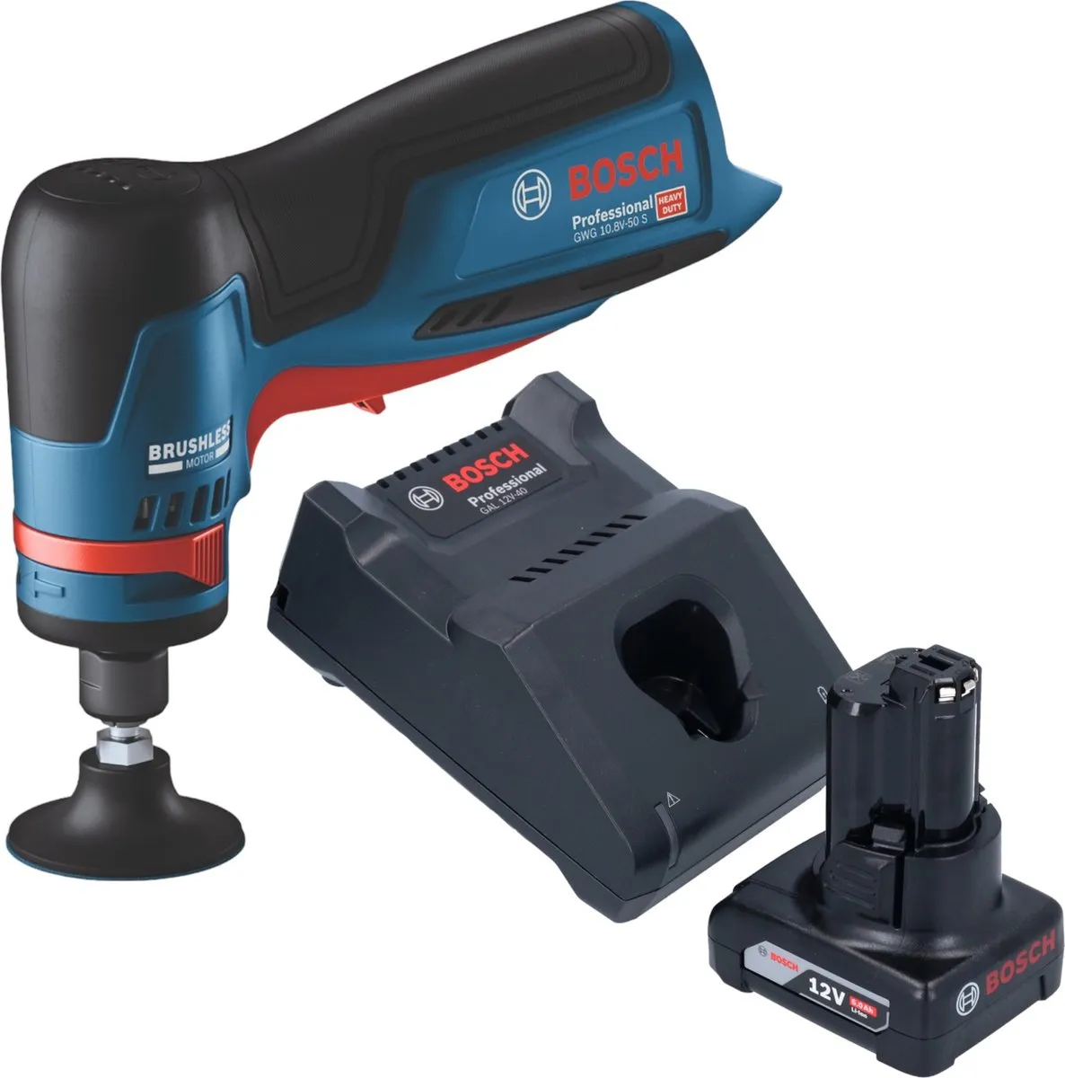 Bosch Professional GWG 12V-50 S Accuslijpmachine