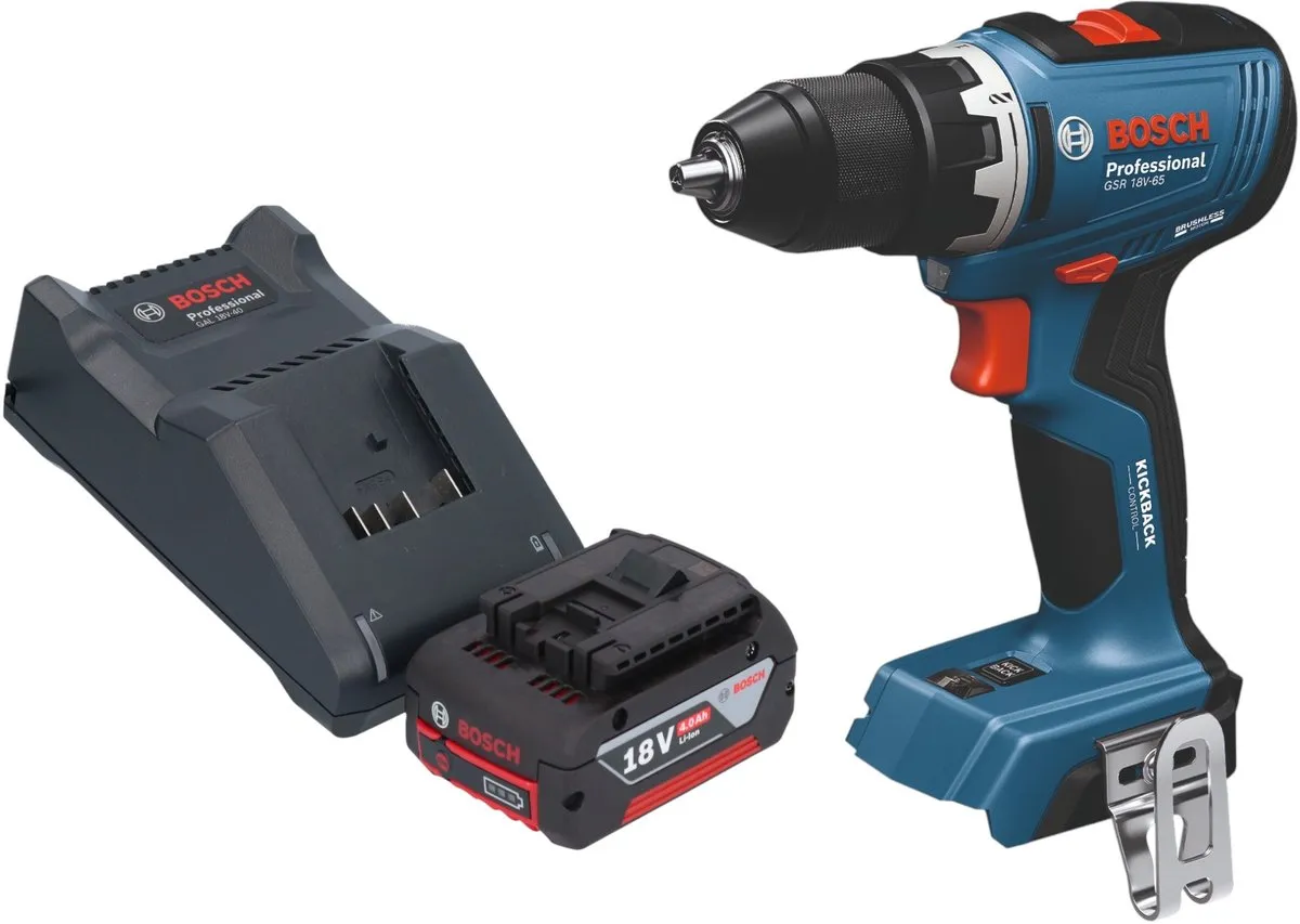 Bosch Professional GSB 18V-65 Accu Klopboormachine 65Nm