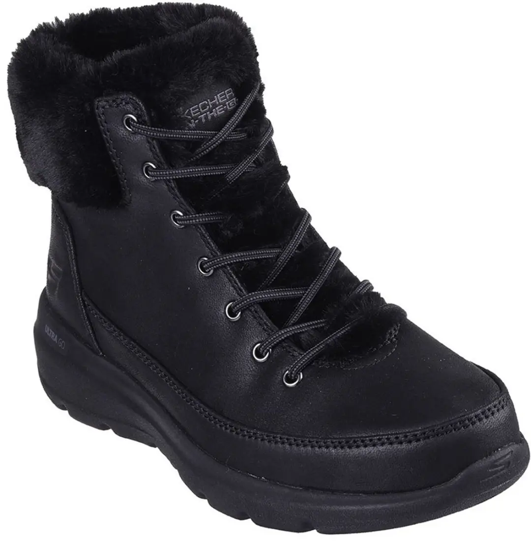 Skechers Glacial Ultra Wonderland Enkellaarsjes - 36 - Black Textile - afbeelding 6 van 6