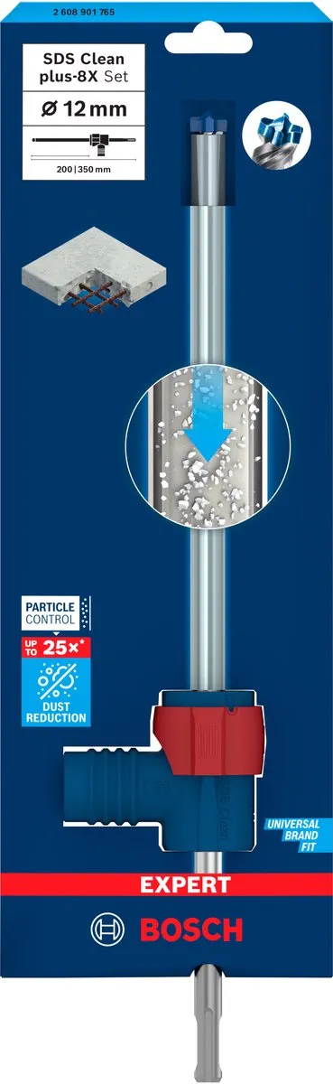 Bosch Professional EXPERT SDS Clean plus-8X Hamerboor Set 12-delig