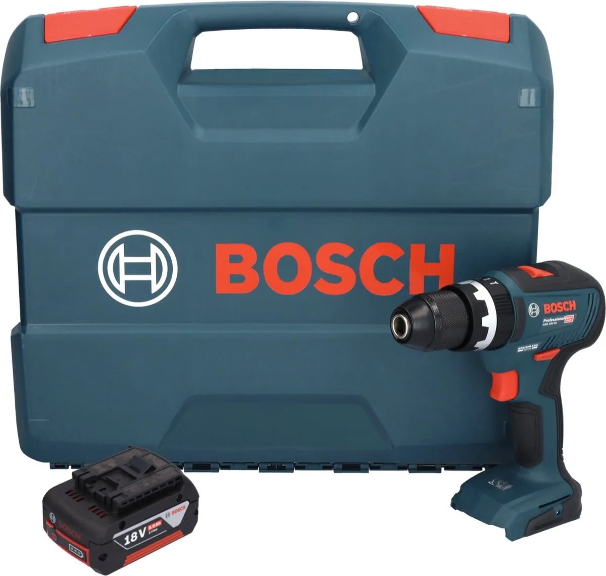 Bosch Professional GSB 18V-55 Klopboormachine - 55Nm Borstelloos - 20 Instellingen