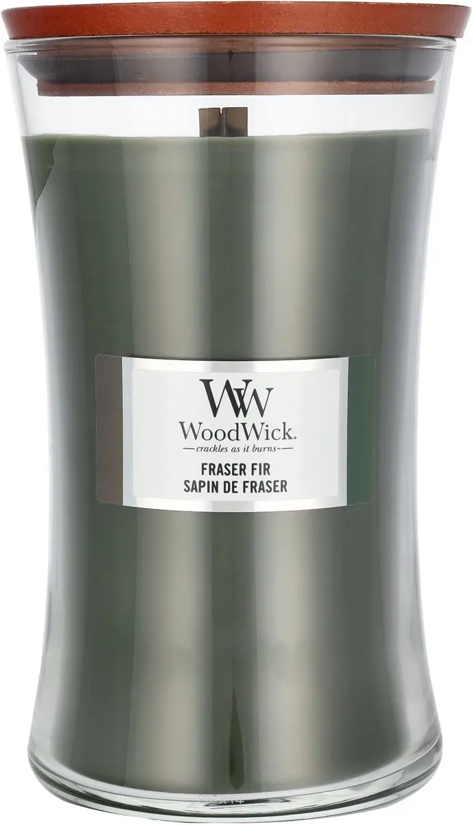 Woodwick Hourglass Geurkaars Frasier Fir - 130 Branduren