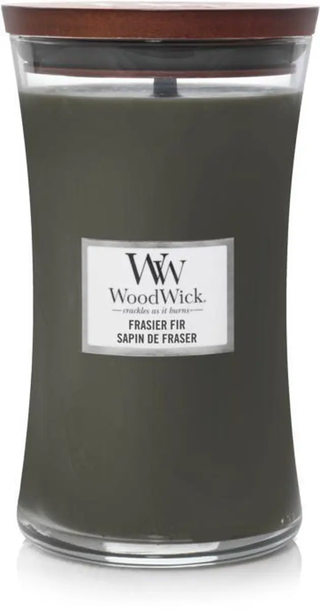 Woodwick Hourglass Geurkaars Frasier Fir - 130 Branduren