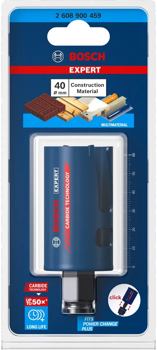 Bosch Professional Expert Gatenzaag 40x60mm Metaal - 2608900459