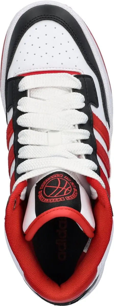 Adidas Rapid Court Mid Sneakers - Zwart Rood - afbeelding 3 van 6