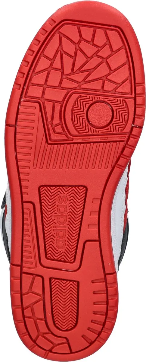 Adidas Rapid Court Mid Sneakers - Zwart Rood - afbeelding 5 van 6