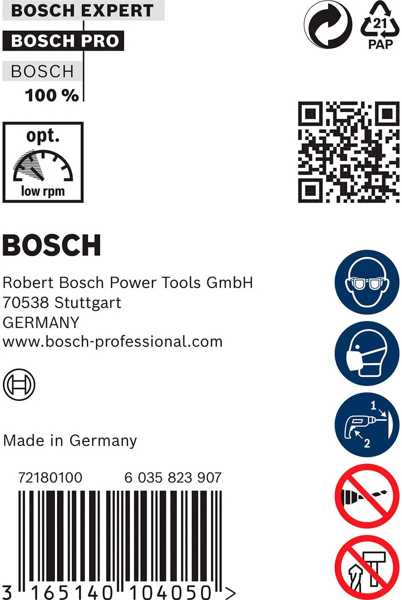 Bosch Professional SDS+ Bekistingsboor 20x600mm