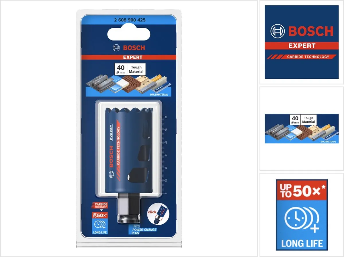 Bosch Professional Expert Tough Material Gatenzaag 40x60mm - 2608900425 - afbeelding 6 van 6
