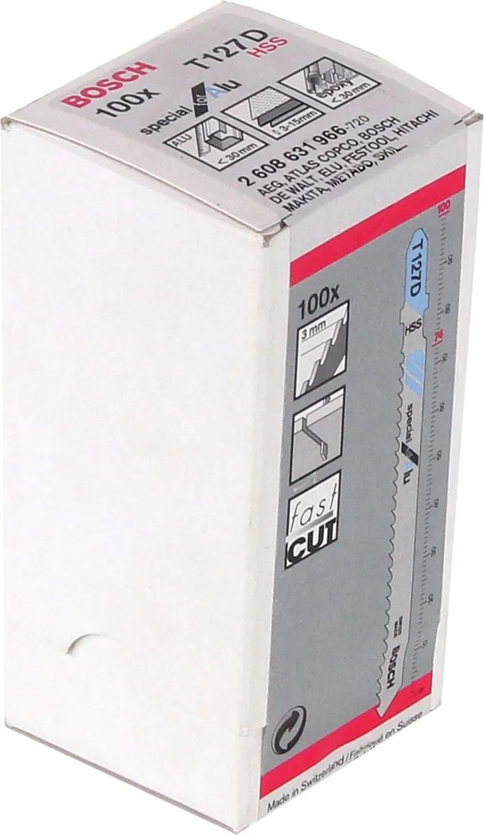 Bosch Professional T127D Decoupeerzaagblad - Aluminium