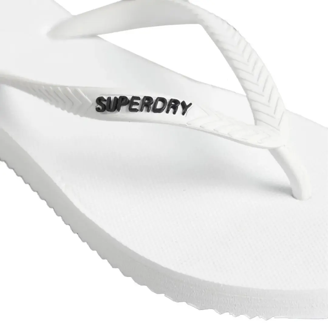 Superdry Vintage Classic Teenslipper - Wit EU 40-41 - afbeelding 2 van 3