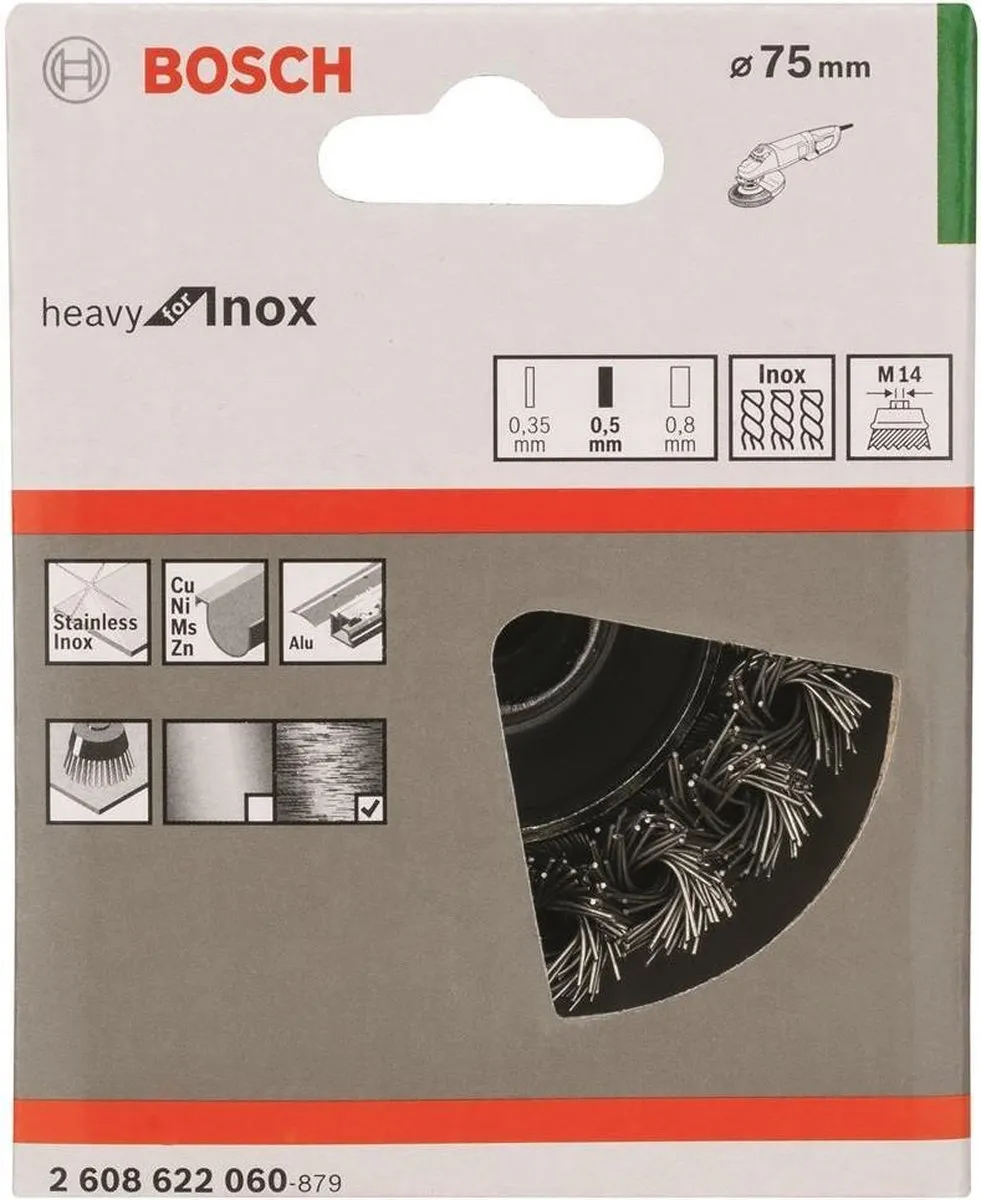 Bosch Professional M14 Komstlbloesem 75 Vlecht 0.5 Inox - afbeelding 6 van 6