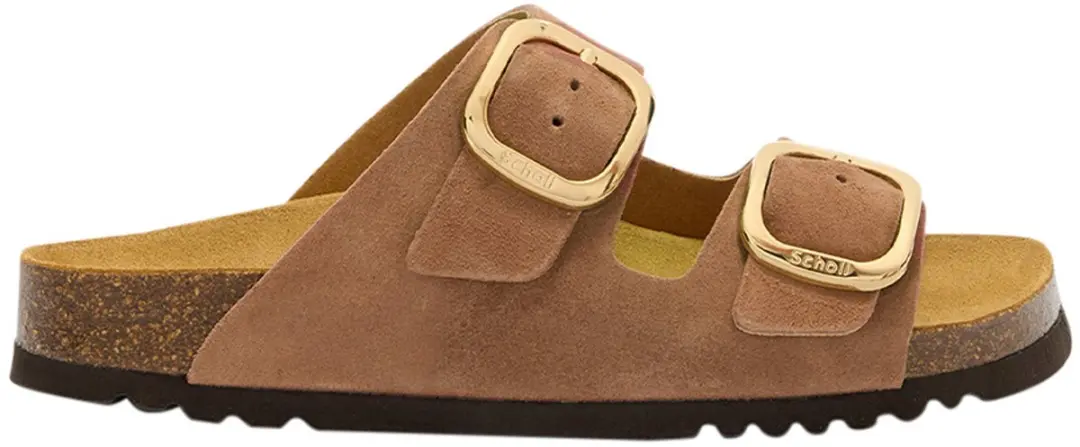 Scholl Noelle Slides Dames - Maat 38 - Bruin