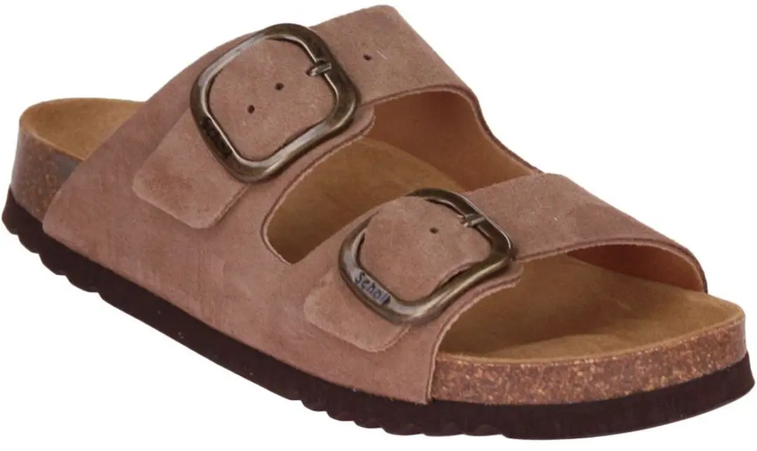 Scholl Noelle Slides Dames - Maat 38 - Bruin