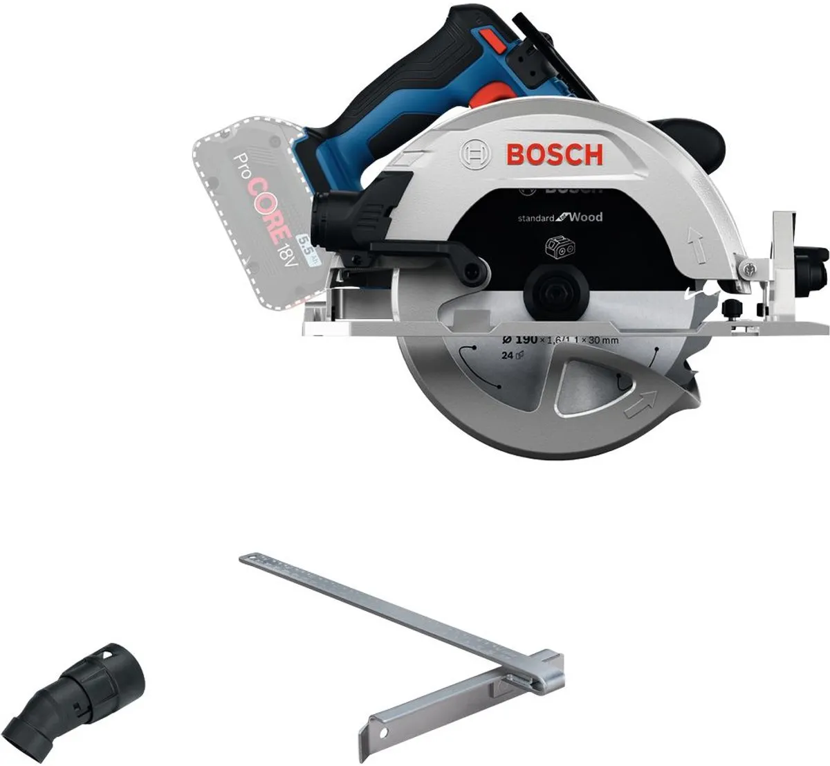 Bosch Professional PRO GKS 18V-68-2 Accu Cirkelzaag 190mm - 06016D0000