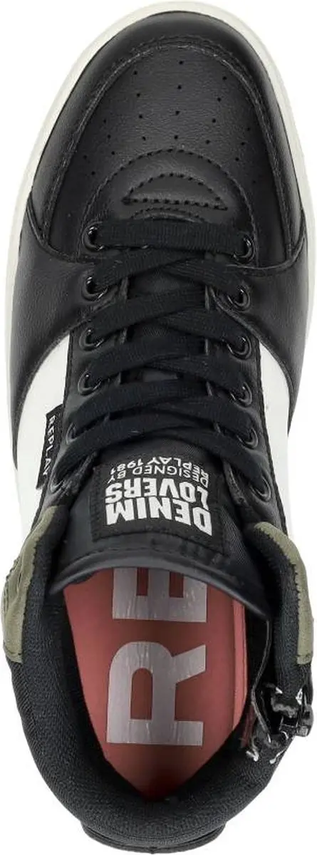 Replay Cobra Hoge Sneakers - Jongens - Groen - afbeelding 6 van 6