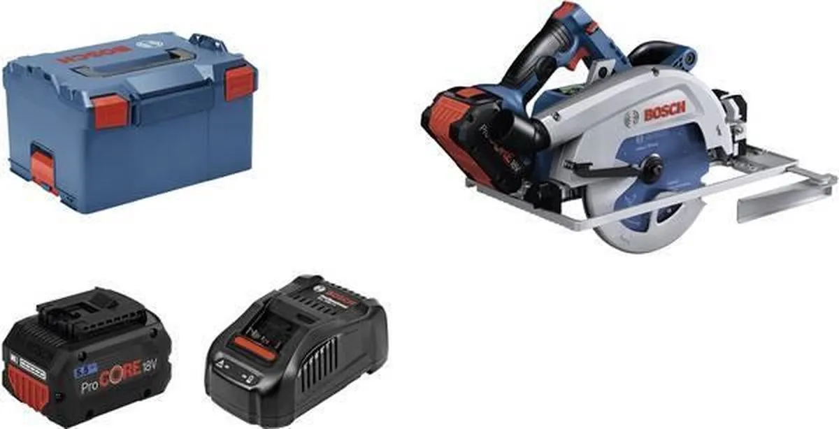 Bosch Professional GKS 18V-68 GC Cirkelzaag - 2x 18V 5,5Ah accu's