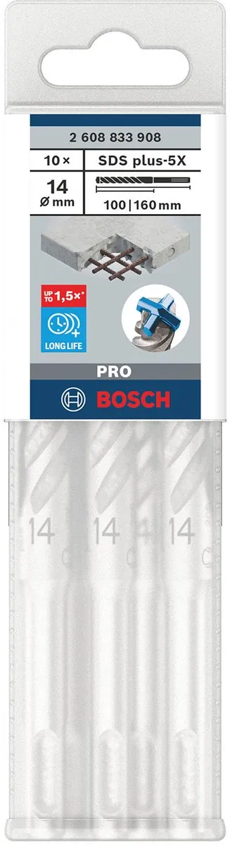 Bosch Professional SDS plus-5X Hamerboor 14x100x160