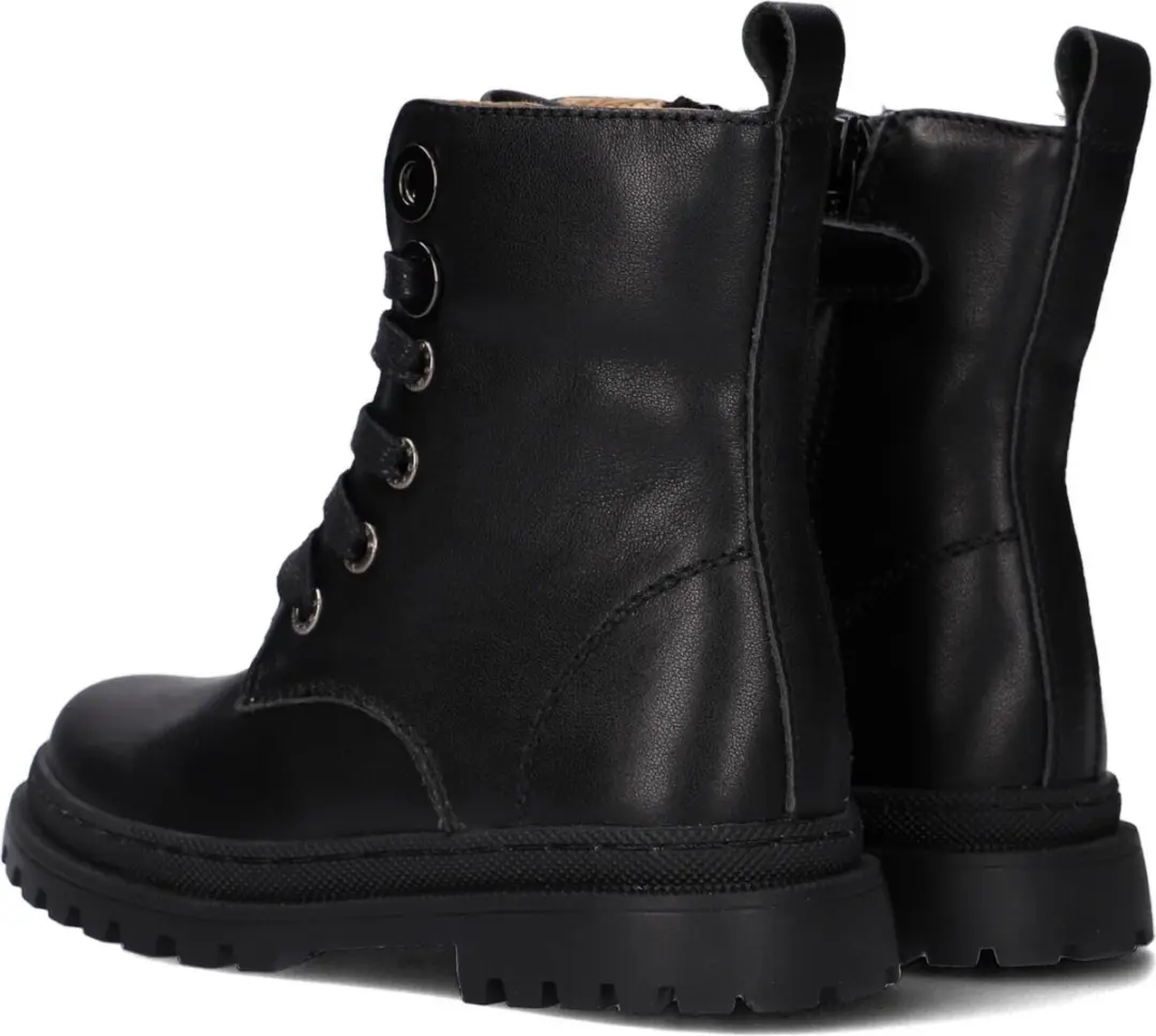 Shoesme NT21W005 Veterboots Meisjes - Zwart - Maat 26