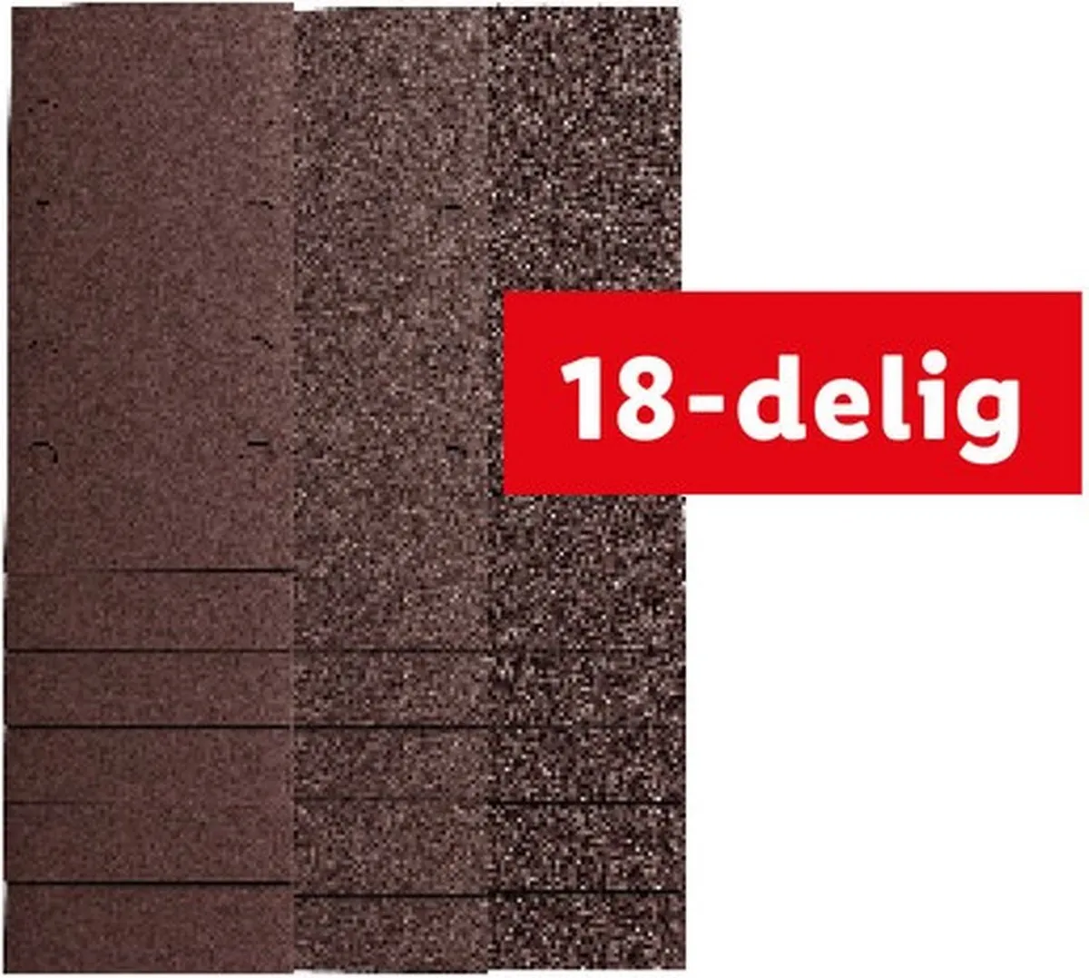 PARKSIDE Schuurpapierset 18-delig - Vlakschuurpapier 60/120/240