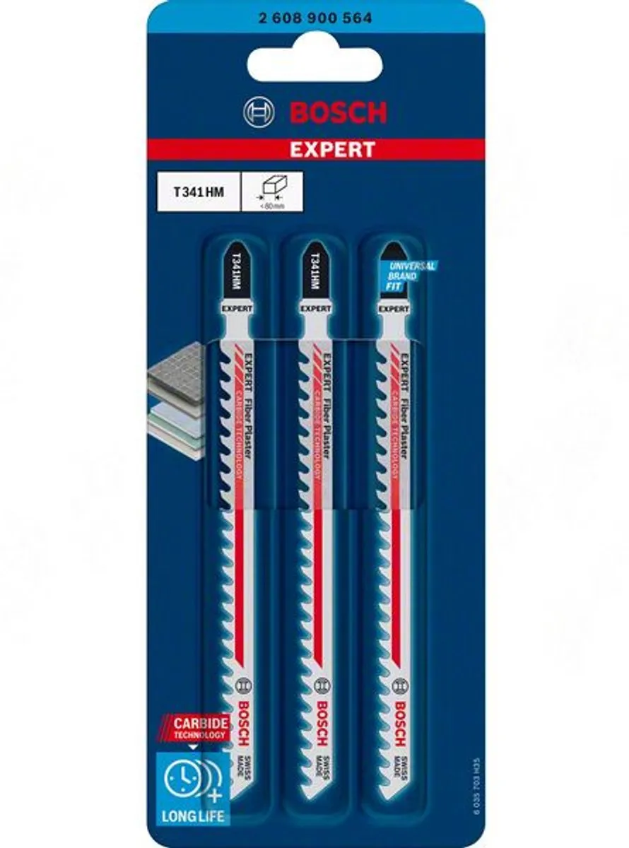 Bosch Professional T 341 HM Decoupeerzaagblad - Metaal - 3 Stuks - afbeelding 6 van 6
