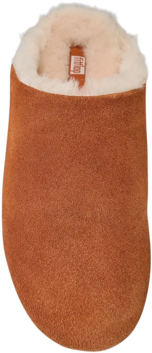 FitFlop Chrissie Shearling Pantoffel - Maat 36 - Bruin