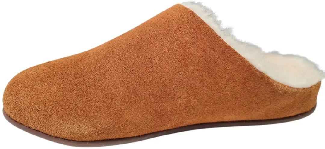 FitFlop Chrissie Shearling Pantoffel - Maat 36 - Bruin