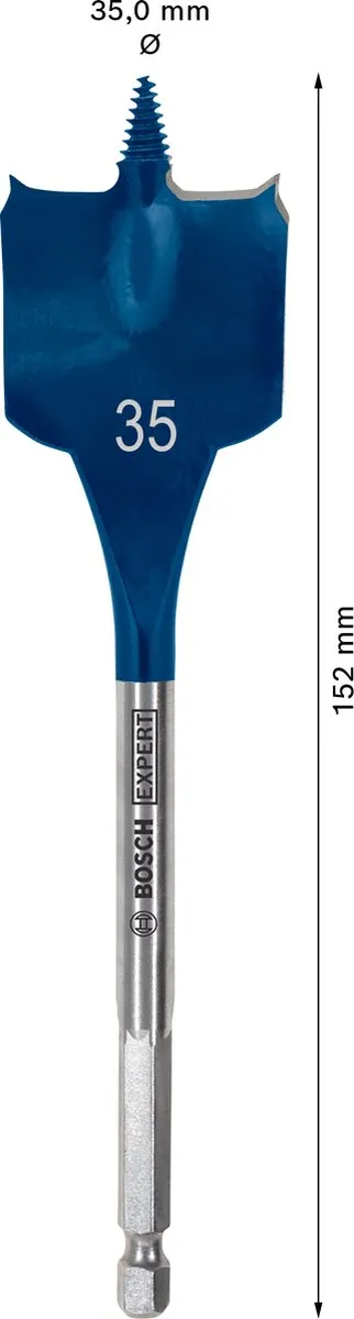 Bosch Professional EXPERT Speedboor Self Cut 35x152mm - Zeskantschacht - afbeelding 6 van 6