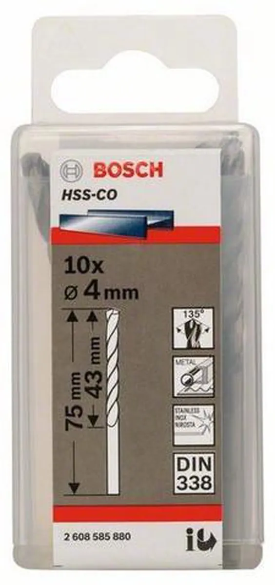 Bosch Professional ST. LINE 4,0mm HSS-CO Boor - 10 Stuks