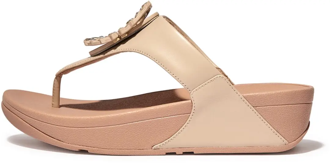 FitFlop Lulu Crystal Dames Sandalen 42 - Steenbeige - afbeelding 2 van 4