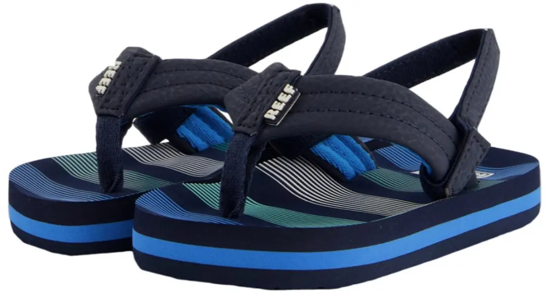 Reef Little Ahideep Sea Stripes Teenslipper 25 - Blauw - afbeelding 6 van 6