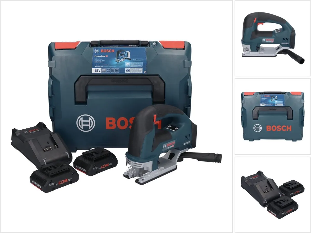 Bosch Professional GST 18V-155 BC Decoupeerzaag - 2x 4.0Ah Accu